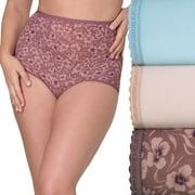 Bali Skimp Skamp 3-Pack Brief Underwear DFA633 Color: Blue Blush Poppy Size: 8