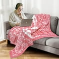 thumbnail image 3 of Healing Hug Blanket 60"x50", Encouragement Inspirational Thinking of You Gifts for Women, Chemotherapy Must Haves, Get Well Gifts for Women After Surgery, Pink, 3 of 6