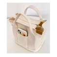thumbnail image 3 of Bolsa de almuerzo informal para estudiantes, tipo bento, bolso de lona bordado, bolso de estudiante, bolso de excursión para mamás, 3 of 5