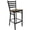 Mahogany, variant on Bowery Hill Contemporary 29" Ladder Back Bar Stool in Mahogany