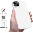 thumbnail image 4 of for iPhone 14 Case, Silicone Shockproof Slim Thin Phone Case for iPhone 14 6.1 inch (White), 4 of 15
