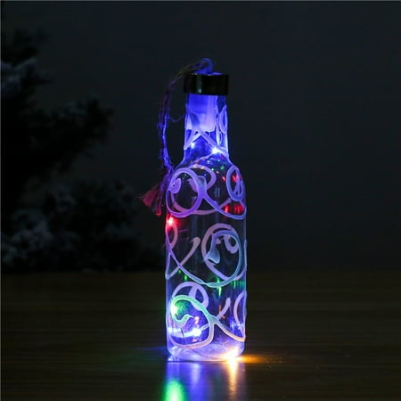 

Paptzroi Christmas DIY Small Pendant Bottle Glowing Tree For Decor Decoration Home Decor