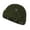 Army Green, variant on Distressed Knit Hat with Safety Pin & Metal Rings, Y2K Punk Gothic Cuffed Skull Cap, Warm Streetwear Winter Knit for Men Women, Black