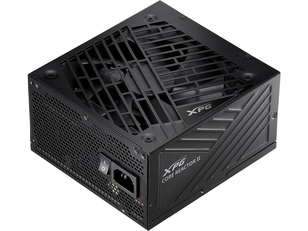 XPG Core Reactor II 1000W PCIE 5 & ATX 3.0 Power Supply - Full Modular - 80 Plus and Cybenetics GOLD Certified - 100% Japanese 105°C Capacitors (COREREACTORII1000G-BKCUS)