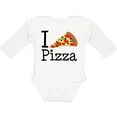 thumbnail image 3 of Inktastic I Heart Pizza Boys or Girls Long Sleeve Baby Bodysuit, 3 of 5