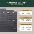 thumbnail image 2 of Rest Haven 15lb Weighted Blanket, 60" x 80", 2 of 7