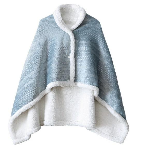 Wearable Blanket, Cozy Blanket Shawl Wraps for Women Gift，Blue