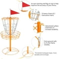 thumbnail image 4 of GJWL Disc Sports 12-Chain Disc Golf Basket Target Portable Golf Practice Set for Outdoor Indoor, 4 of 10