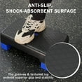 thumbnail image 3 of Fitvids 18" Workout Aerobic Stepper Platform with Adjustable Risers, Black/Blue, 3 of 7