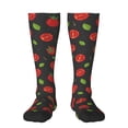 thumbnail image 1 of Fotbe Tomatoes1 Calcetas Divertidas Estampadas para Hombre y Mujer, Calcetas de Algodón hasta la Rodilla para Caminar, Correr, Enfermería y Embarazo, 1 of 6