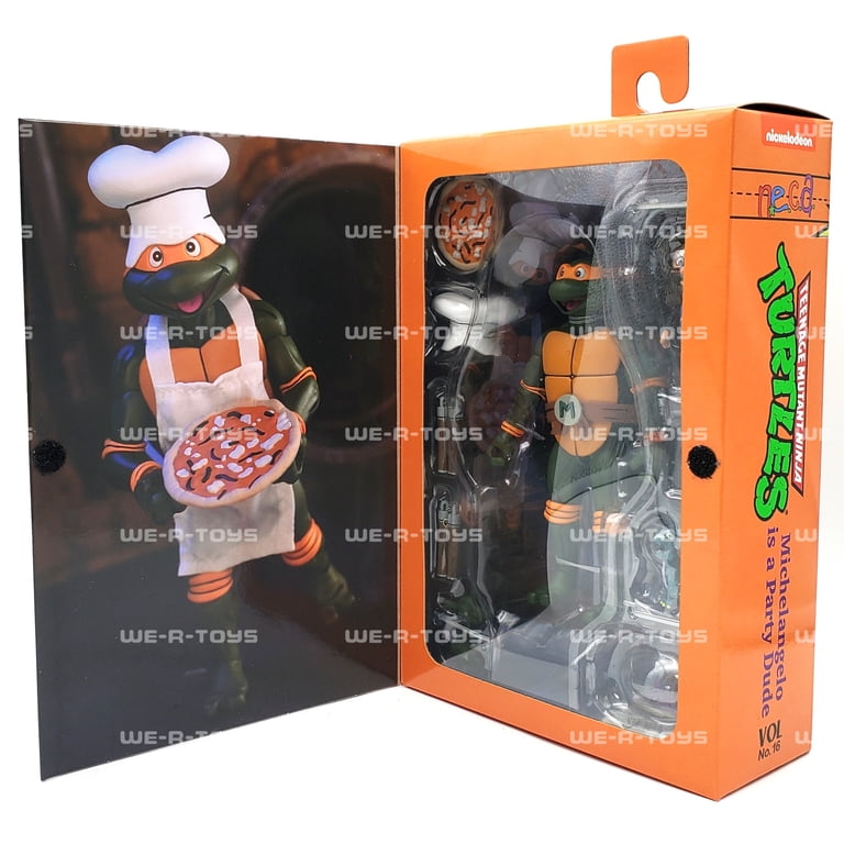 TMNT Pizza Club Michelangelo is a Party Dude Action Figure 2023