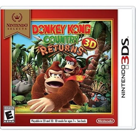 Nintendo Selects: Donkey Kong Country Returns 3D, Nintendo, Nintendo 3DS, (Best Nintendo Ds 3ds Games)