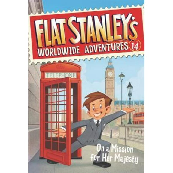 Pre-Owned Flat Stanley's Worldwide Adventures #14: On a Mission for Her Majesty (Paperback) 0062366068 9780062366061