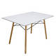 thumbnail image 5 of Set de Comedor Oslo Mundo In Melamina 120 Blanco 4 sillas Frankfurt Rosa, 5 of 15