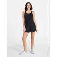 thumbnail image 3 of Avia Women's Mixed Media Active Romper, Sizes XS-XXXL, 3 of 6