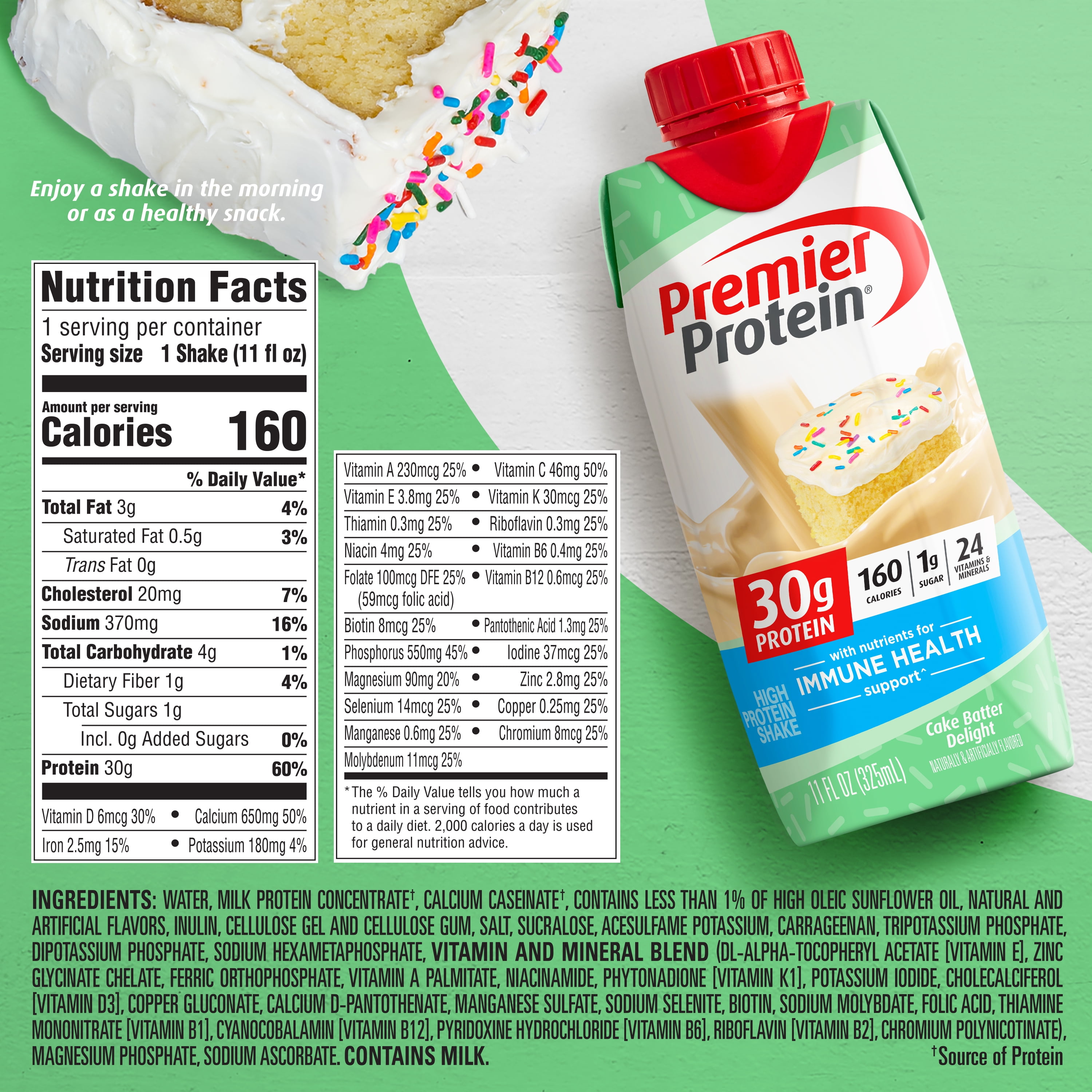 premier protein cake batter 4 pack