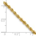 thumbnail image 2 of Auriga Fine Jewelry 14K Yellow Gold 3.0 mm Diamond-cut Lightweight Rope Chain Necklace for Women 16", 2 of 5