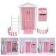 thumbnail image 4 of Simulación de casa de muñecas en miniatura de hadas, decoración de casa de muñecas, muebles de puerta, modelo para niños Rosa, 4 of 8