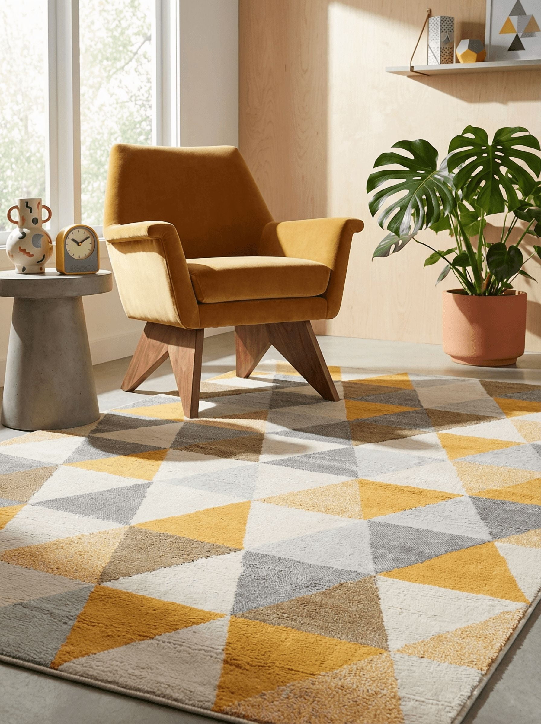 RUG BRANCH SAVANNAH Jaune 8X11