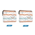 thumbnail image 7 of FORMRS 13"-13.3" Laptop Sleeve Protective Case Soft Carrying Quilted Computer Bag Cover, Orange Nautical Pattern, 7 of 7