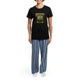 thumbnail image 4 of CafePress - Role_Play_1_Blk Women's Dark Pajamas - Women's Short Sleeve Print T-Shirt and Pants Dark Cotton Pajama Set, 4 of 7