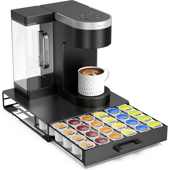 Storage Organizer Drawer for K-Cup Pods, Coffee Pods Holder for Keurig Pods, Coffee Station Organizer Coffee Bar Accessories (36 Pods Capacity -Storage Drawer)