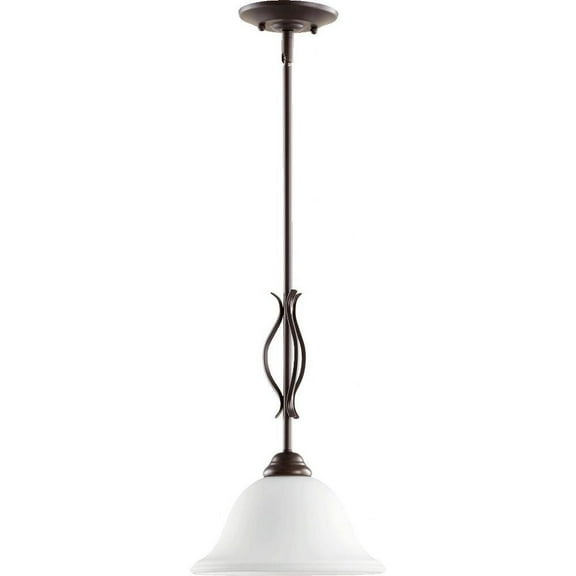 Lyndhurst Highway 1 Light Pendant in Bailey Street Home Home Collection Style 7.5 inches Wide By 18.25 inches High-Oiled Bronze Finish Bailey Street