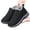 Black, variant on Women Winter Warm Snow Boots,Wide Toe Lightweight Furry Lining Thermal Winter Shoes,with Arch Support,Casual Outdoor Slip On Waterproof Hiking Short Boots