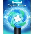 thumbnail image 4 of Rotating Electric Toothbrush for Adults, Quiet Rechargeable Toothbrush with 4 Cleaning Modes, Timer and Brush Heads, Black, 4 of 11