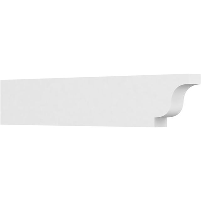 Ekena Millwork RFTP03X08X42NEW 8 x 3 x 42 Po Standard Newport Architecture Grade Queue de Chevron PVC