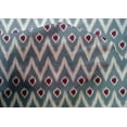 thumbnail image 4 of oneOone Cotton Silk Fabric Chevron Ikat Print Fabric By Yard 42 Inch Wide, 4 of 4