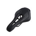 thumbnail image 3 of Soidarity Asiento de sillín de bicicleta de carretera Diseño hueco Asiento de cojín de cuero de PU transpirable Accesorio de ciclismo de carretera Ciclismo negro Soidarity OD000144-04B, 3 of 6