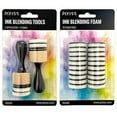 thumbnail image 5 of Pixiss Mini Ink Blending Tools with 24 Foam Pads, Ink Pads in 15 Colors for Rubber Stamps, Distressing, Scrapbooking, Wood and Fabric, 5 of 9