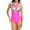 Hot Pink womens swimsuits, variant on Summer Saving pimelu Bathing Suit for Women One Piece Swimsuit for Women Tankini Swimsuit Modest Swimsuit Beach Leaves Print Mesh Patchwork Tummy Control Swimsuit Womens Bathing Suits