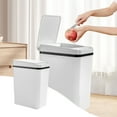 thumbnail image 2 of Bathroom Smart Trash Can Touchless Trash Can With Lid, Intelligent Induction Trash Bin, Large Capacity 12L For Laundry Living Room, 2 of 6
