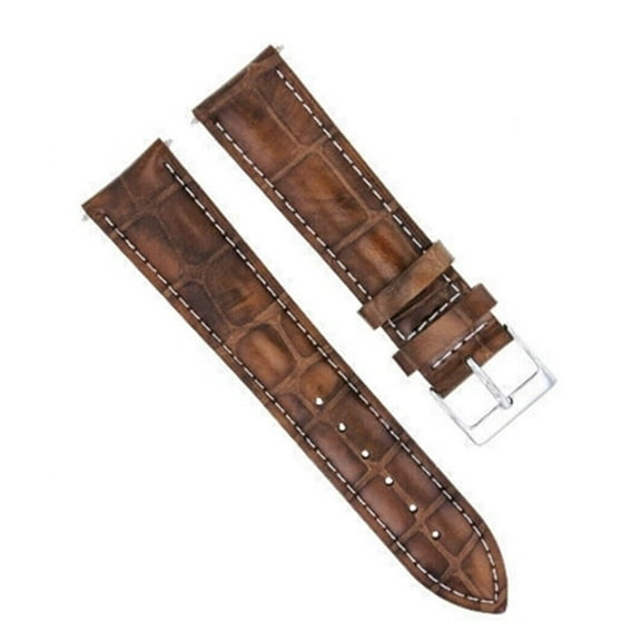 21MM LEATHER WATCH BAND STRAP FOR SEIKO SPORTURA SCJC043 SNP055 LIGHT BROWN WS