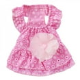 thumbnail image 2 of Dog Lace Princess Dress Pet Clothes Spring Small Dog Skirt Summer Thin Section Romantic Wave Point Gauze Skirt Pet Clothing, 2 of 6