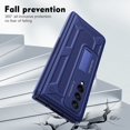 thumbnail image 6 of MonsDirect for 7.6 inch Samsung Galaxy Z Fold 4 5G 2022 Case, Hard PC Case with Hidden Stand, Anti-Drop Free Folding Hinge Cover with Screen Protector & Lens Protection for Galaxy Z Fold 4, Blue, 6 of 7