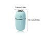 thumbnail image 2 of Moyic Humidificador de escritorio, difusor de aire ajustable LED USB de 300ml con luz nocturna para dormitorio, oficina, hogar, Hotel, generador de Humidificadores Azul Moyic HA063842-02, 2 of 6