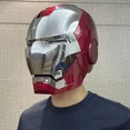 thumbnail image 4 of Figura de acción de Iron Man Tony con casco eléctrico de varias piezas, apertura y cierre, control por voz en inglés, 1:1, para llevar en el abdomen, juguetes, muñecos, regalos, 4 of 5