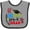 Heather and Black, variant on Inktastic Lil Mister Pre-K Grad with Arrows Boys Baby Bib