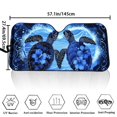 thumbnail image 5 of Yuyamidu Sea Turtle Car Sun Shade Windshield Hibiscus Car Sunshade for Windshield Blue Car Window Shades for SUV Truck Vehicle Blocks Sun Glare UV and Heat Universal Fit Auto Interior Accessories, 5 of 5