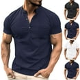 thumbnail image 6 of YanHoo Henley Shirts for Men Short Sleeve Casual Tee Shirts with Pocket Big and Tall Muscle Button V Neck Pullover Tops, 6 of 6