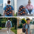 thumbnail image 2 of Jeiento 17 Inch Backpack And Lunch Box Set Boys 4 Piece Splatter Basketball Ball Is Life School Bookbag for Elementary Kids, Includes Lunch Bag, Pencil Case and Bookmark, 2 of 7