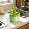 thumbnail image 6 of Cute Rabbit Ear Sink Strainer Basket, Multi-Functional Food-Grade Kitchen Drain Filter for Leftovers & Produce, 6 of 7