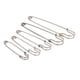 thumbnail image 3 of 3/5 imperdibles de acero inoxidable para ropa, para manualidades Plata 5pcs, 3 of 6