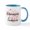 White/Blue Inside, variant on CafePress - Veterinarian Technician Artistic Job Design W Mugs - 11 oz Ceramic Mug - Novelty Coffee Tea Cup