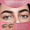 thumbnail image 3 of Brow Lamination Kit, 2 In 1 Eyebrow Lamination Kit with Black & Brown Color for Thicker Fuller Brows, Professional DIY Eyebrow Perming Kit, 3 of 5