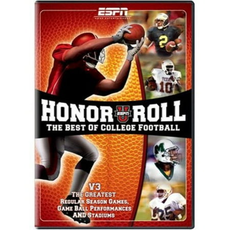 ESPN: ESPNU Honor Roll - The Best Of College Football, Vol. (Best College Football Handicappers)