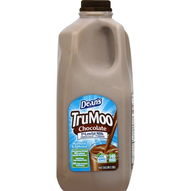Deans Trumoo 1 Low Fat Chocolate Milk Half Gallon 64 Fl Oz - Walmartcom